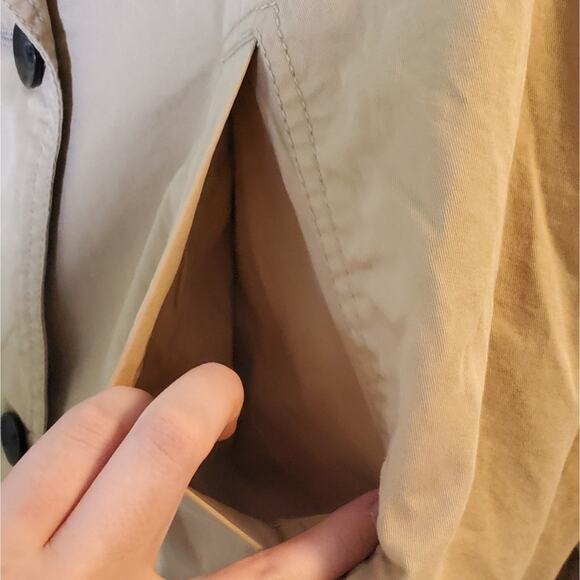 NWT! BP. Comfortable Tan Cotton Button-Down Jacket Plus Size Size XXL - Picture 7 of 7